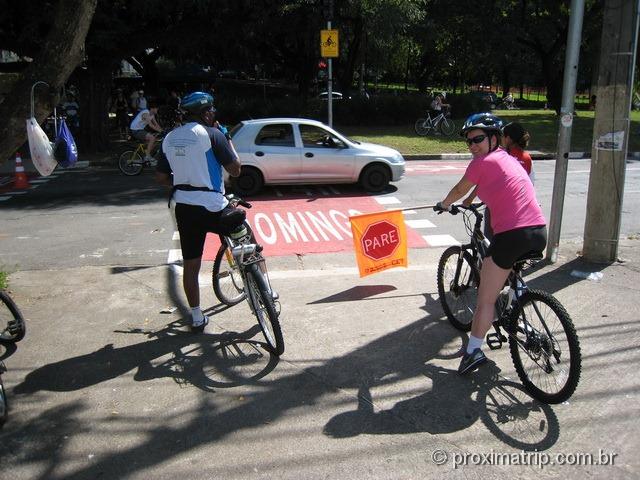 passeio de bike na ciclofaixa de São Paulo - Início no parque Villa-Lobos