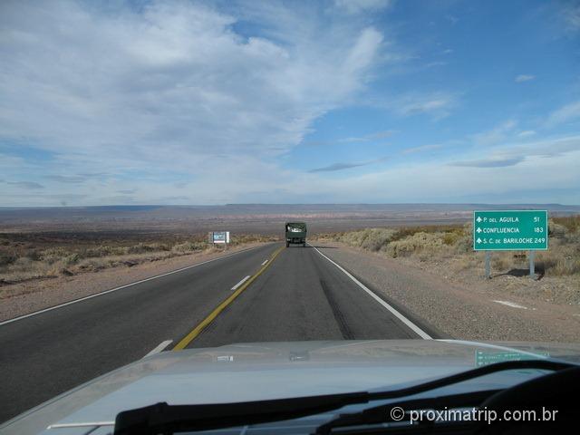 249 km para Bariloche!