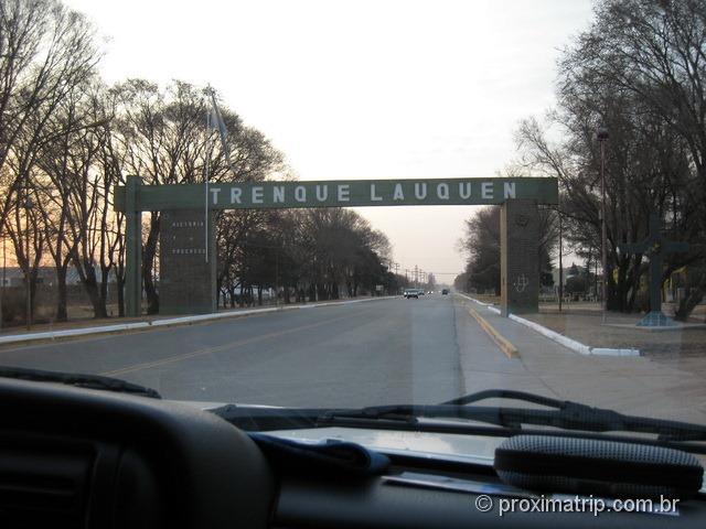 Trenque Lauquen - entrada da cidade