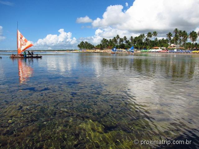 recifes de coral e águas cristalinas em porto de galinhas - foto 02