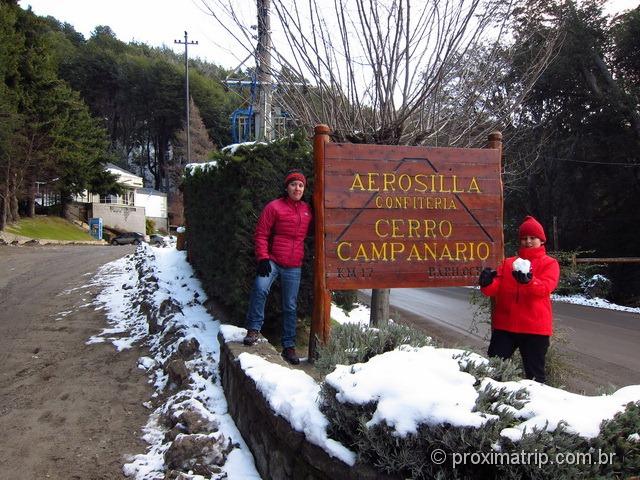 Localização da Aerosilla Cerro campanario - Bariloche