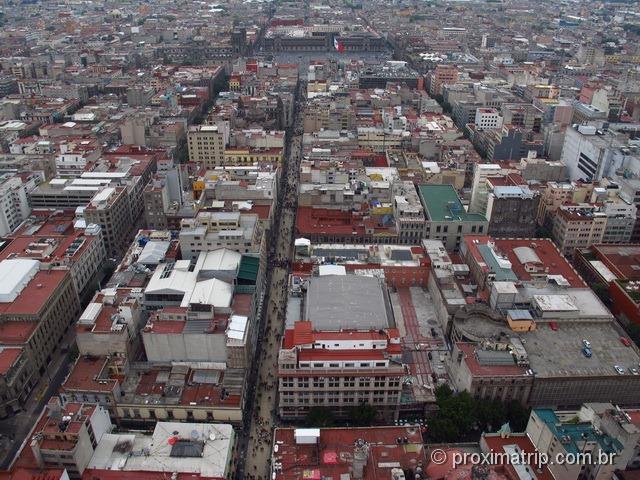 Zócalo visto da Torre Latinoamericana - Cidade do México 