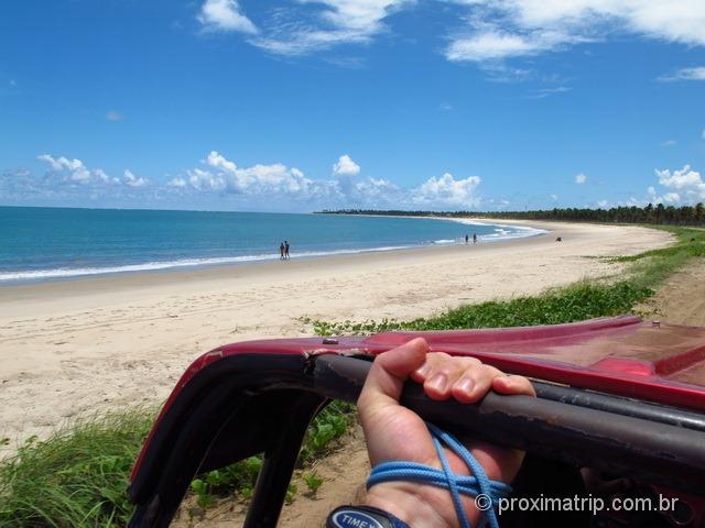 indo de buggy de Porto de galinhas até a praia de Maracaípe