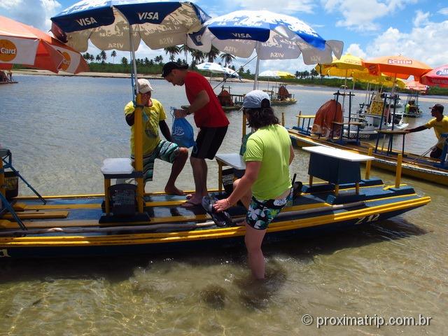 passeio de jangada no pontal do maracaípe - Porto de Galinhas