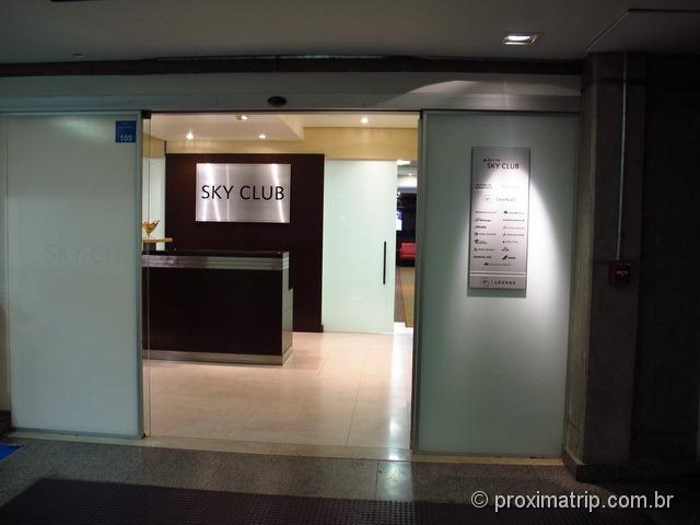 Entrada da Sala Vip Mastercard Black no Aeroporto de Guarulhos - Localização