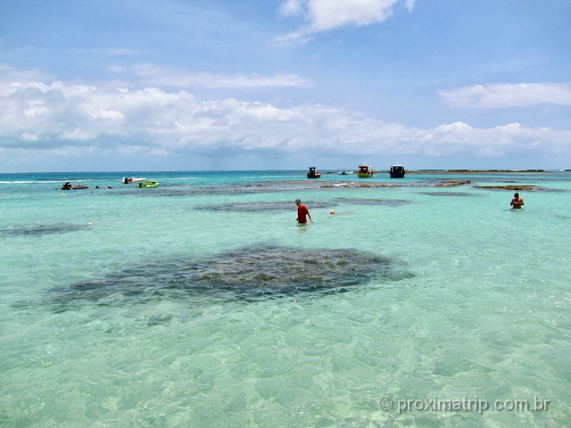 Piscinas Naturais na praia de Maragogi