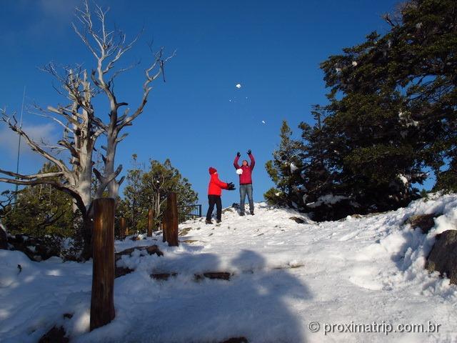 Brincando com neve no Cerro Campanario (foto 2) - Bariloche