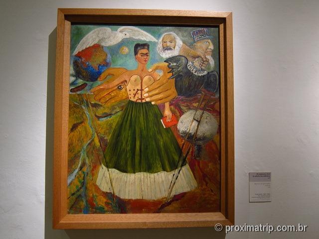 Pintura Marx - Museu Frida Kahlo - Cidade do México 