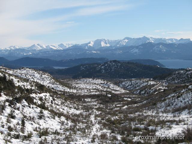 Picos nevados em bariloche