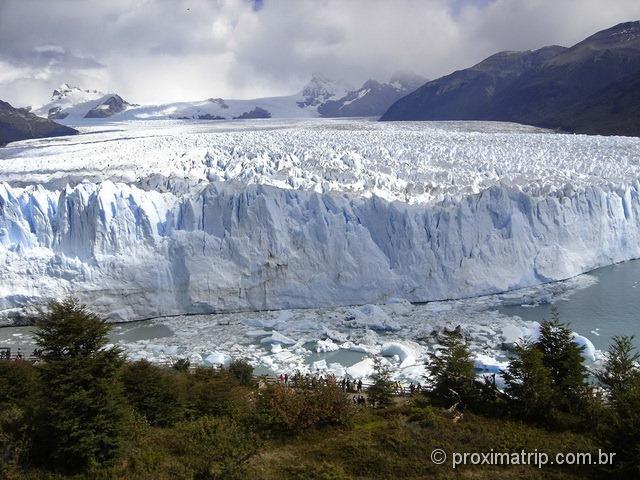 Glaciar Perito Moreno no Parque Nacional Los Glaciares