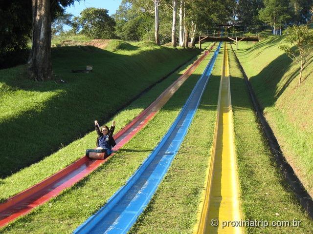 Tobogã enorme do Ski Mountain Park - São Roque