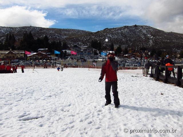 Brincando com a neve no Cerro Catedral - Bariloche