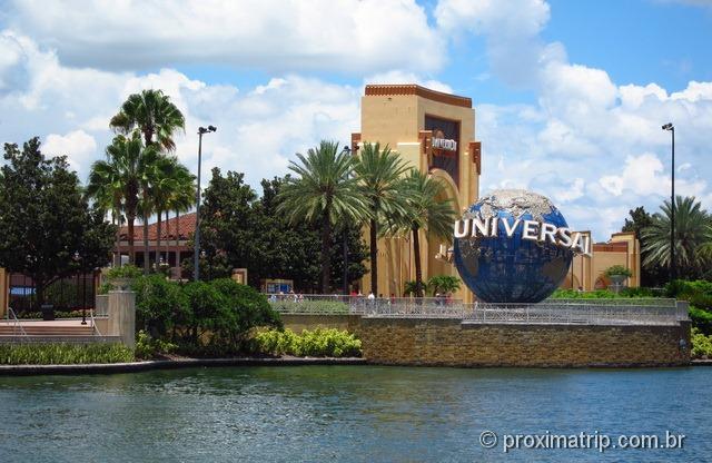 Parque Universal Studios visto do universal city walk