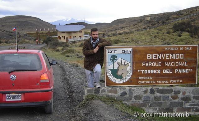 Entrada do Parque Nacional Torres del Paine - Patagônia Chilena