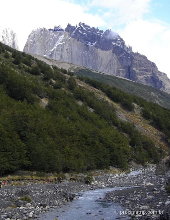 trilha do Mirador de Las Torres (terceiro quilômetro) - Torres del Paine