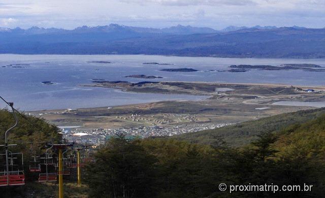 Ushuaia - teleférico de subida ao Glaciar Martial