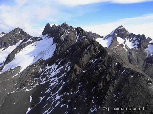 Ushuaia - Montanhas próximas ao Glaciar Martial