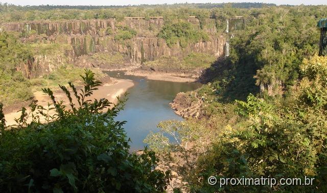 Foz do Iguaçu - cataratas sem água em julho!