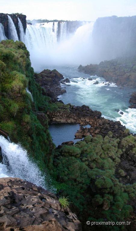 Garganta do diabo (julho) - foto da passarela do lado brasileiro - Foz do Iguaçu