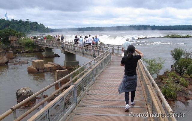 final da trilha Garganta del Diablo - Parque Nacional do Iguazú - cataratas argentinas