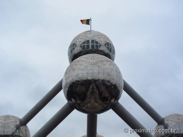 Mirante principal do Atomium - Bruxelas - Bélgica