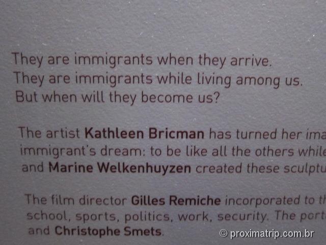 Atomium - reflexão sobre a imigração na Bélgica