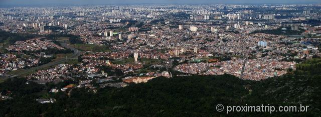 Cidade de São Paulo vista do Pico do Jaraguá