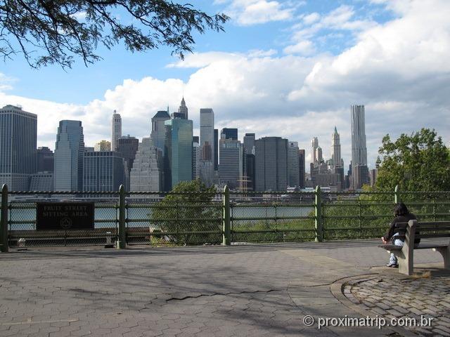 Ponto de observação do skyline de Manhattan - Nova Iorque