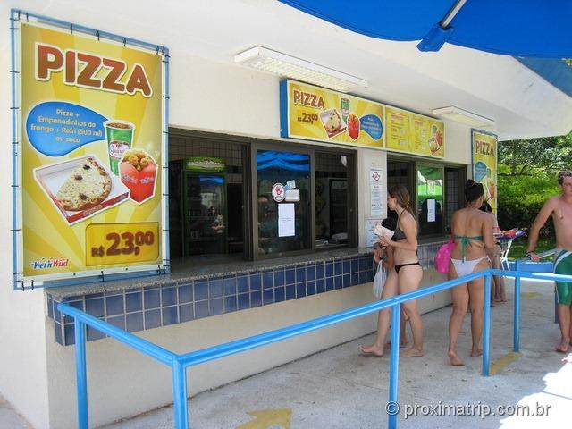 Opção de Pizza - Wet'n Wild - Itupeva