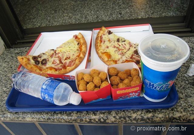 A Pizza do Wet'n Wild - Itupeva