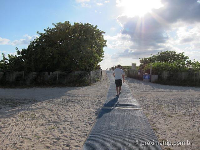 Hilton Bentley Miami south beach - acesso do hotel a praia