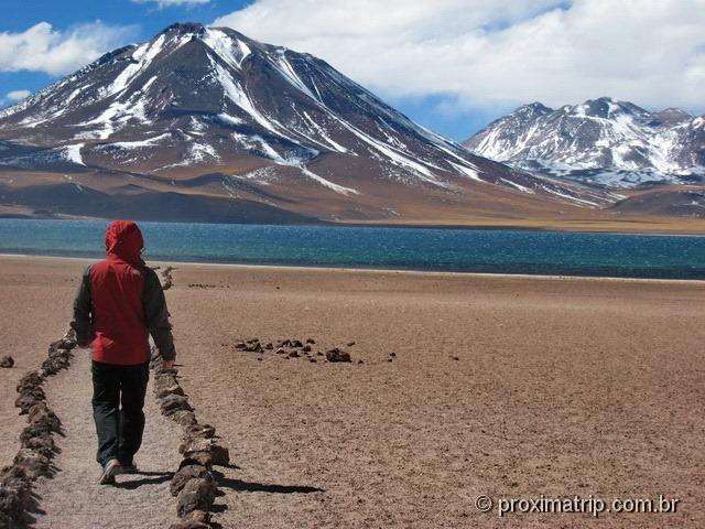 Lagunas altiplanicas e Vulcão Miscanti, com seus 5.622 metros de altitude