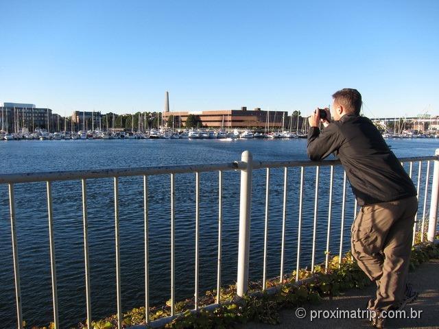 Cruzando o Charles River - Freedom Trail - Boston