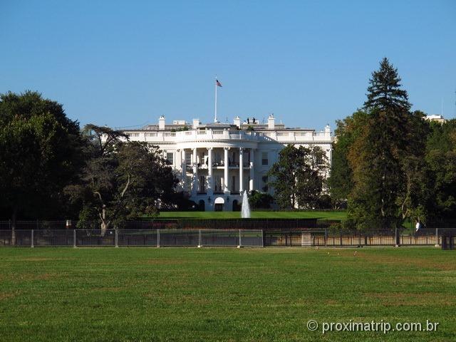 Casa Branca em Washington DC - fachada sul