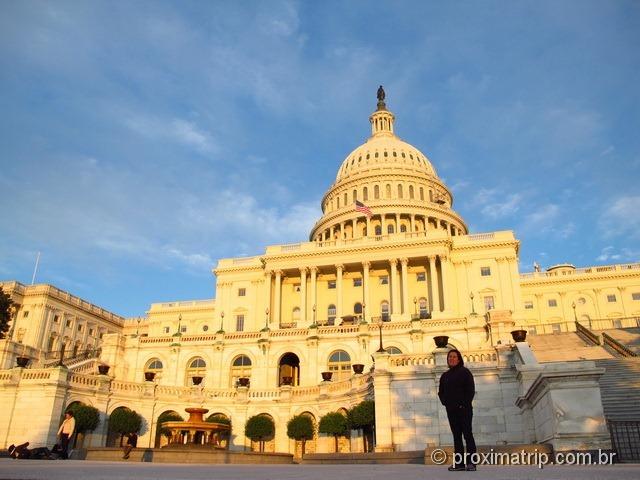 Capitólio no por do sol - Washington DC