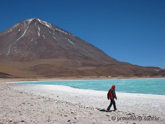 Laguna Verde e vulcão Licancabur - Reserva Nacional Eduardo Avaroa - Bolívia