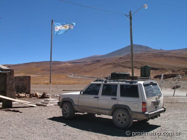 Paso Jama Fronteira Chile Argentina Posto controle Aduaneiro Migratório Argentino