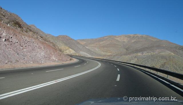 RN5 (Panamericana)trecho montanhoso Santiago Cópiapó