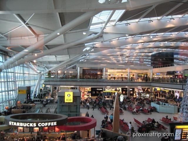 Aeroporto de Heathrow por dentro