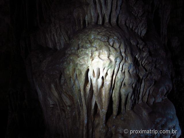 Espeleotema em forma cérebro - Caverna do Diabo