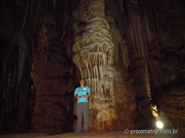 Espeleotema impressionante na Caverna do Diabo