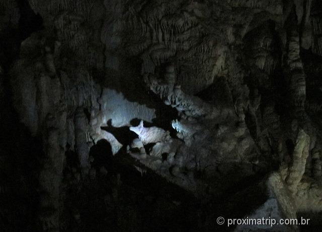 espeleotema formato cachorro tatu Caverna do Diabo