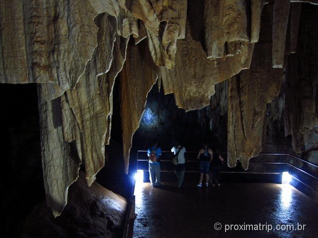 Forma espeleotema depende vento Caverna do diabo