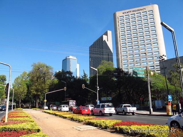 Av. Paseo de La Reforma - Bairro de Polanco - Cidade do México