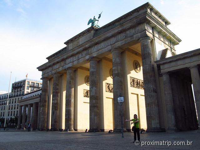 O Portão de Brandemburgo (Brandenburger Tor) hoje!