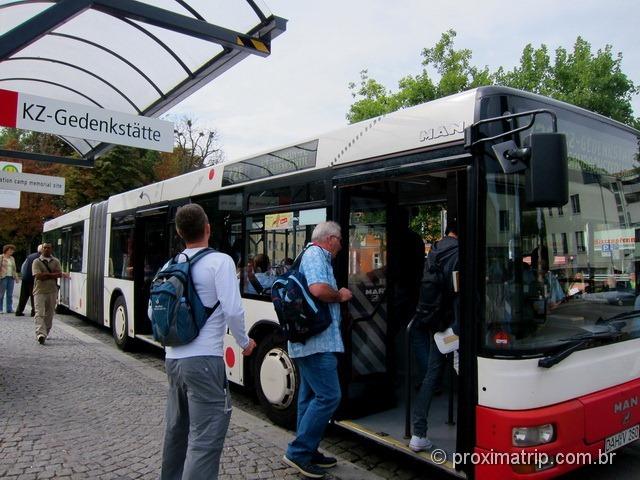 bus ônibus 726 KZ-Gedenkstätte Campo Concentração Dachau concentration camp 