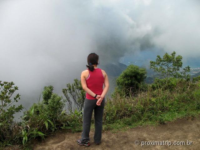 Pico da Tijuca com núvens!