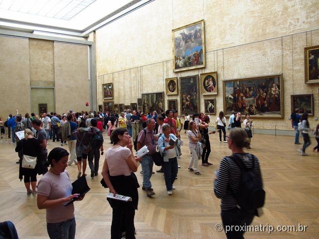 Sala da Monalisa - Museu do Louvre - Paris