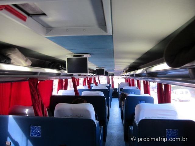 Interior Ônibus Leito Via Bariloche