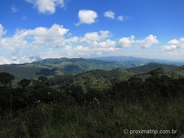 Vista da trilha da Pedra da Macela - Cunha - SP